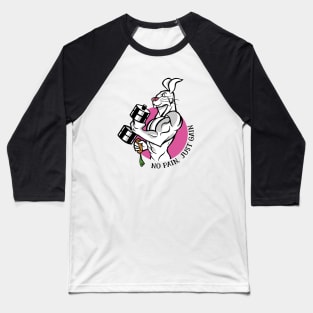 gym muscle unicorn - rabbit Baseball T-Shirt